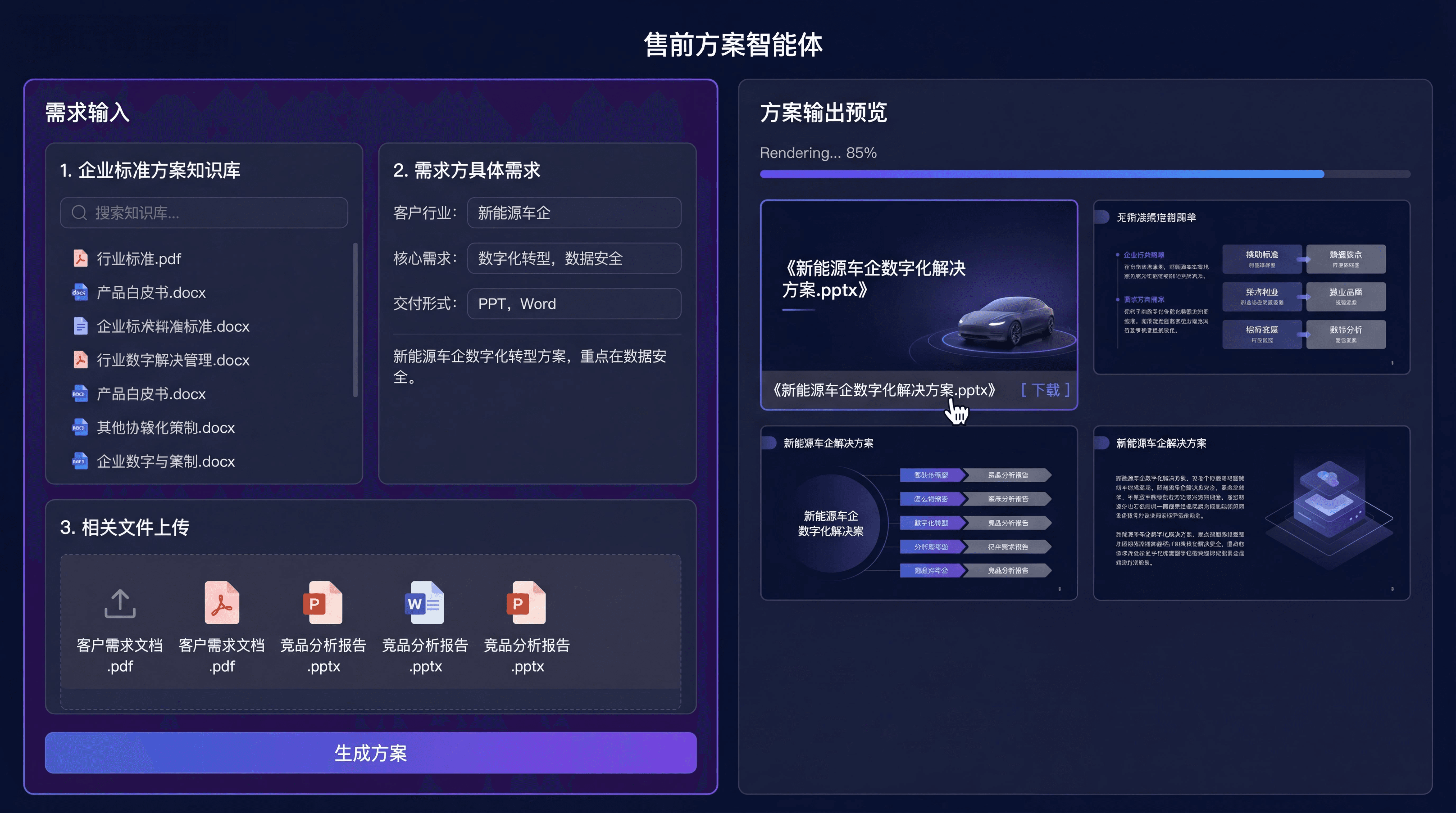 售前方案智能体