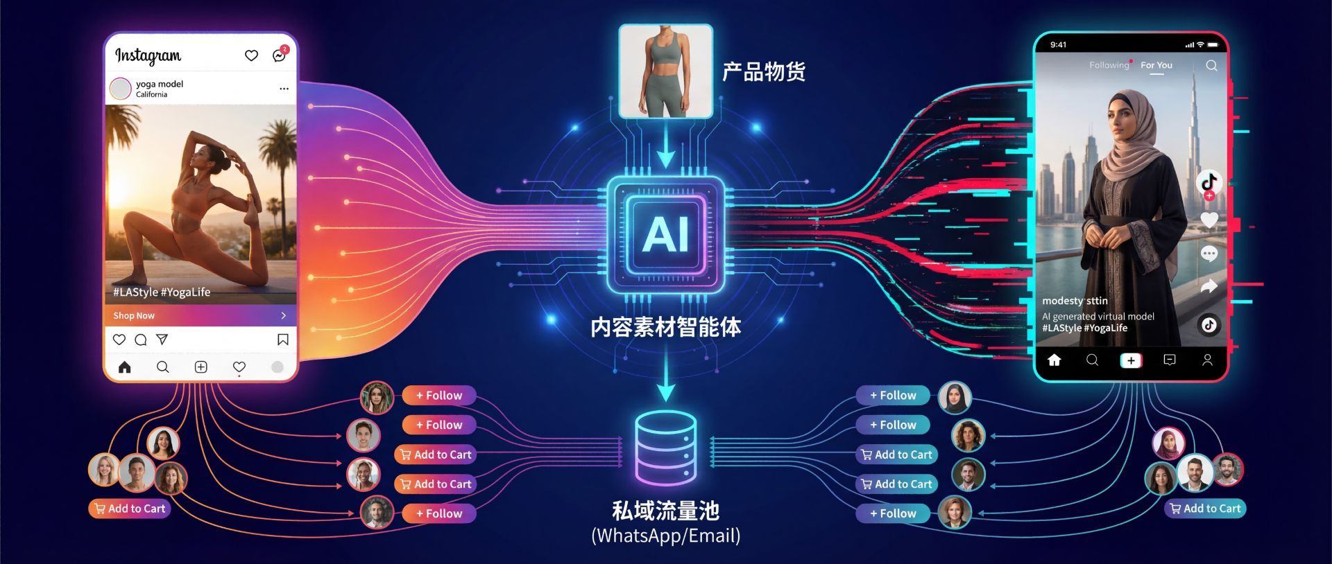 根据地区审美自动生成素材 X 虚拟模特本土化拍摄