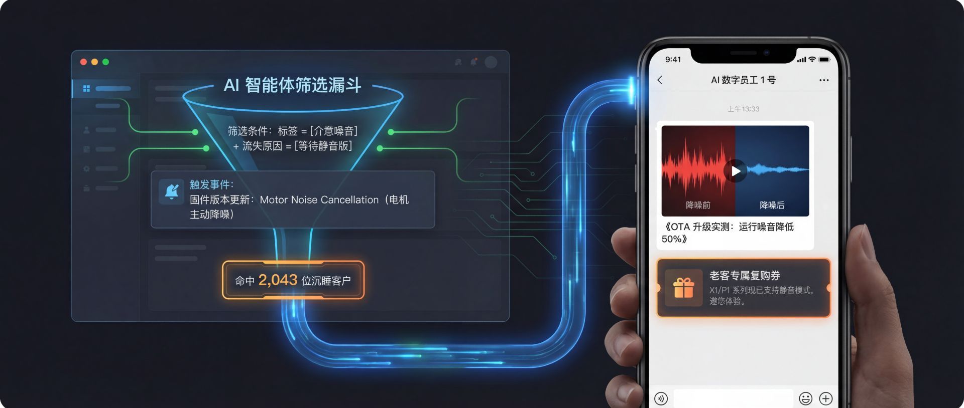 利用OTA固件升级精准唤醒客户
